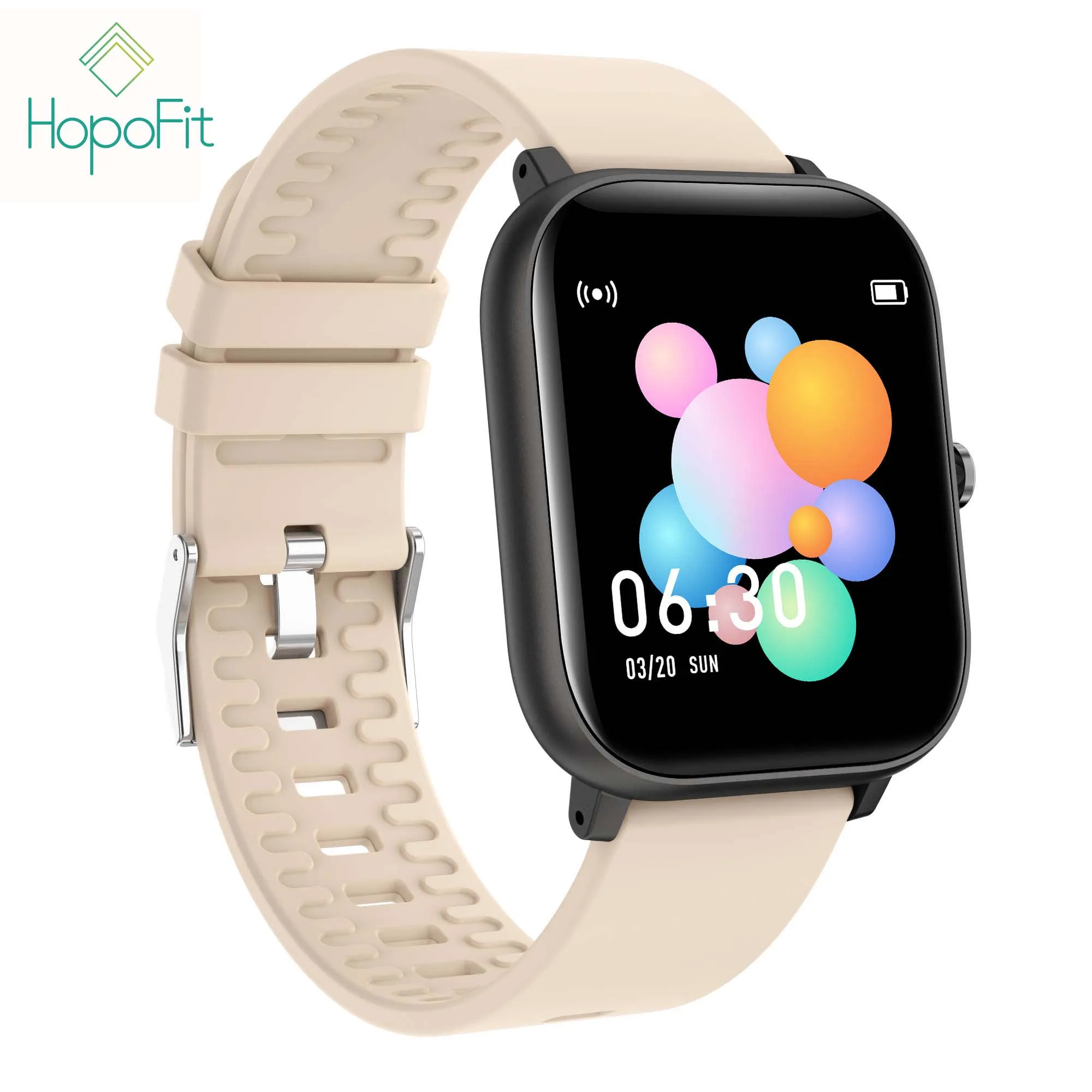 

HopoFit H30 Women Smart Watch Men Full Touch Fitness Tracker Heart rate Blood Pressure SmartWatch IP68 Waterproof Sport Bracelet